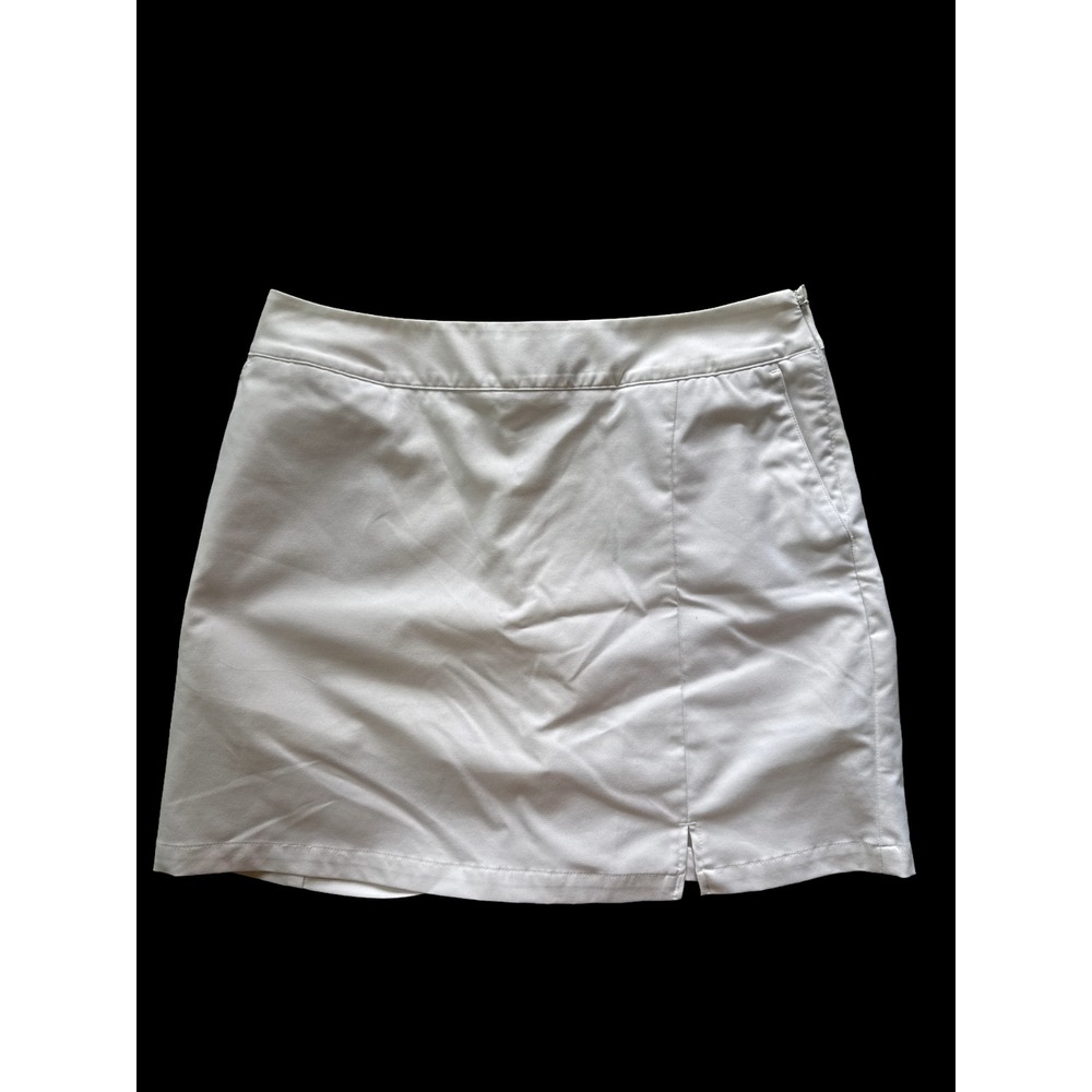 Adidas ClimaCool Golf Skort Size 6 White Athletic Skirt Shorts Breathable Active